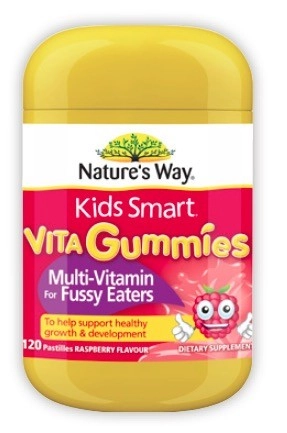 Nature's Way Kids Smart Vita Gummies Multi-Vitamin for Fussy Eaters 120 Pack