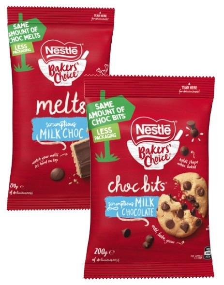 Nestlé Bakers Choice Baking Chocolate Melts or Bits 200g-290g