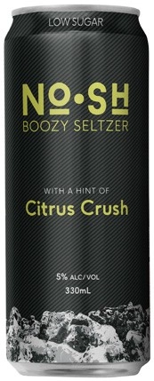 Nosh Boozy Seltzer Citrus Crush Cans 4x330mL