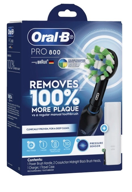 Oral B Pro 800 Cross Action Electric Toothbrush 1 Pack