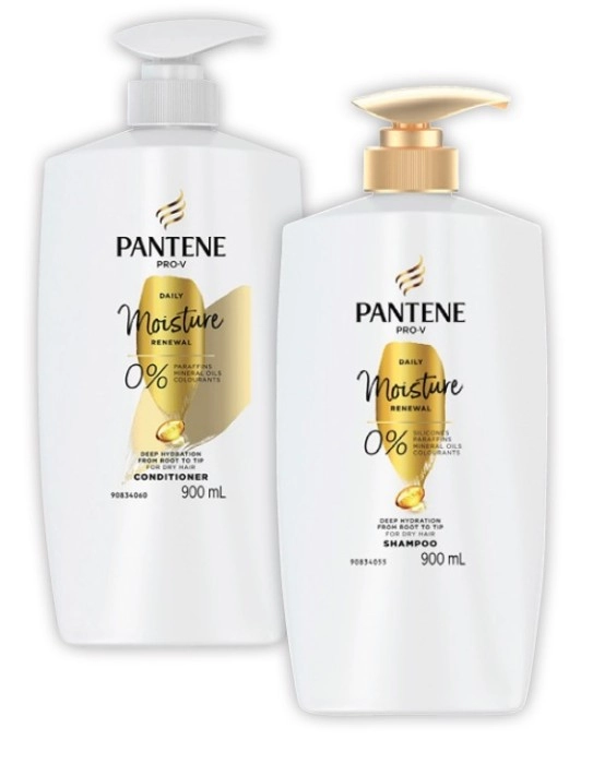 Pantene Shampoo or Conditioner 900mL