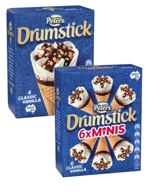 Peters Drumstick 4 Pack-6 Pack 475mL-490mL