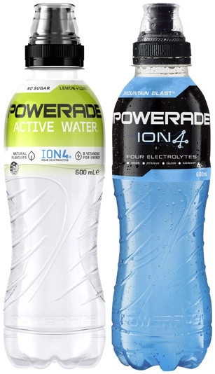 Powerade Sports Drink or Active Water 600mL