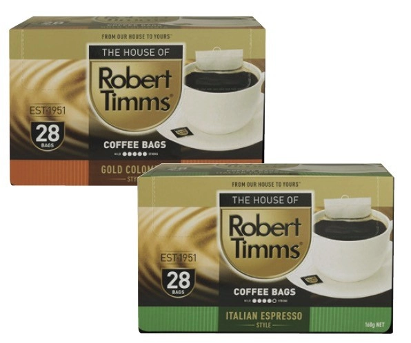 Robert Timms Coffee Bags 24 Pack-28 Pack