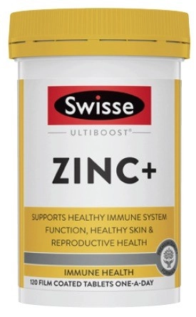 Swisse Ultiboost Zinc+ Tablets 120 Pack