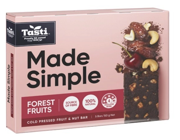 Tasti Made Simple Bars 150g