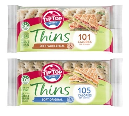 Tip Top Thins 6 Pack 200g-240g