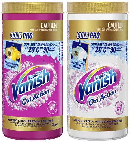 Vanish Napisan Oxi Action Gold Pro Stain Remover 2kg