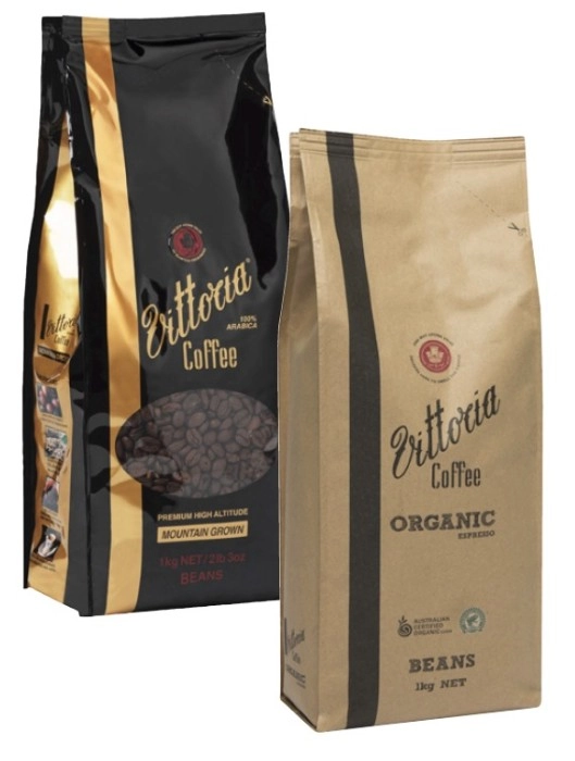 Vittoria Mountain Grown or Organic Espresso Coffee Beans 1kg