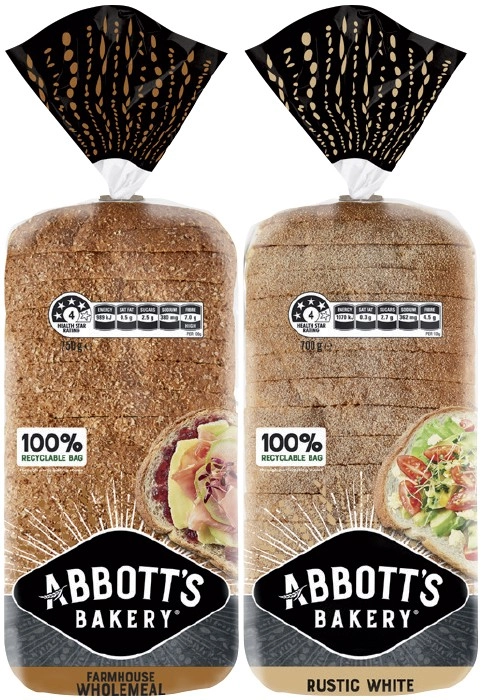 Abbott’s Bakery Bread 680-800g Selected Varieties