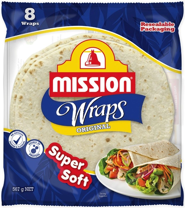 Mission Wraps 6-8 Pack Selected Varieties