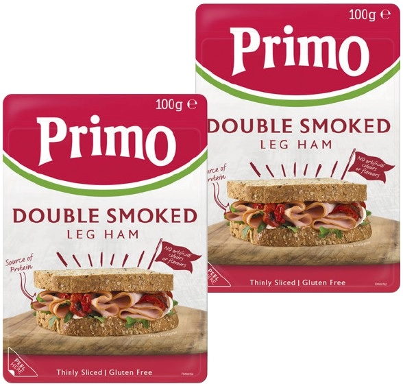 Primo Shaved or Sliced Meat 80‑100g Selected Varieties