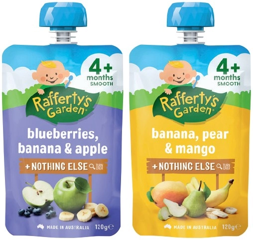 Rafferty's Garden Baby Food 120g Selected Varieties