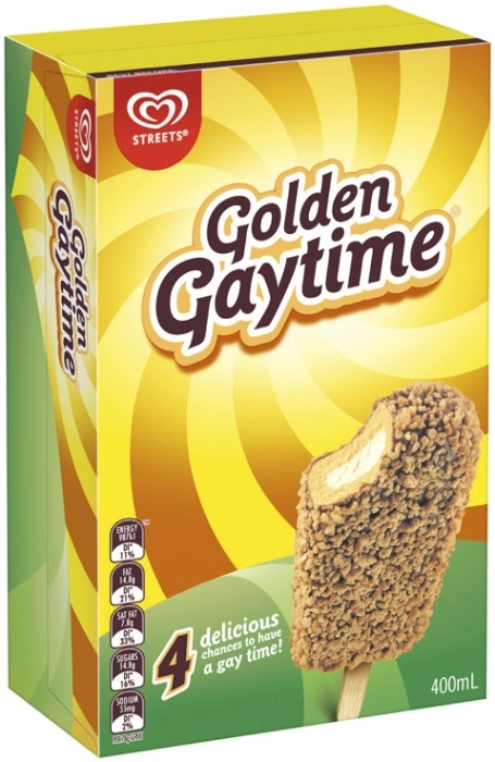 Streets Golden Gaytime Ice Cream 4 Pack Selected Varieties