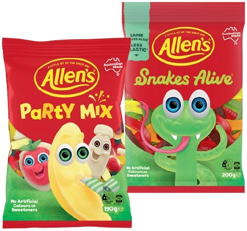 Allen’s Medium Bags 140‑200g Selected Varieties