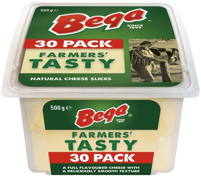 Bega Cheese Slices 30 Pack Selected Varieties