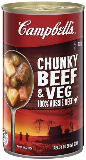 Campbell's Chunky Canned Soup 505g Selected Varieties