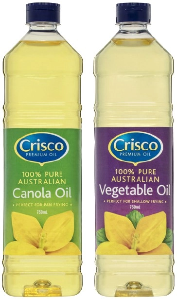 Crisco Vegetable or Canola Oil 750mL