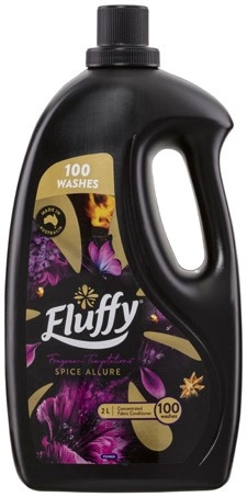 Fluffy or Cuddly Fabric Conditioner 1.9‑2 Litre or Fluffy In‑Wash Scent Booster 250g Selected Varieties