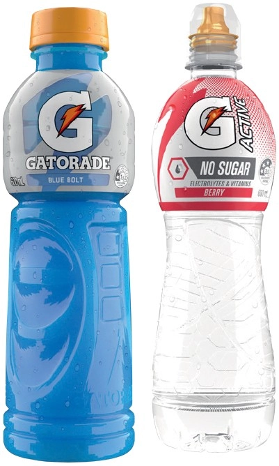 Gatorade or Gatorade G‑Active Electrolytes Water 600mL Selected Varieties