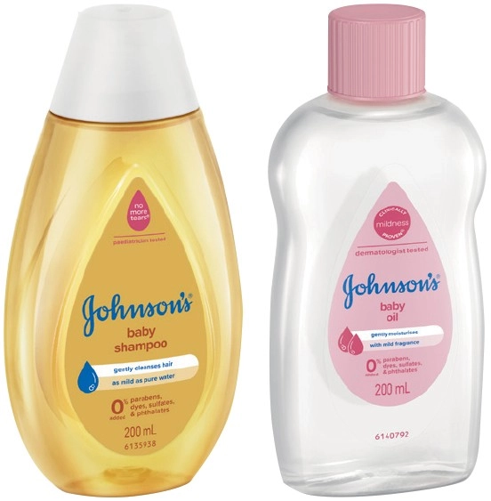 Johnson's Baby Shampoo, Oil, Bath or Lotion 200mL Selected Varieties