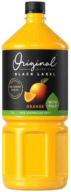 Original Juice Co Black Label Orange Juice 1.5 Litre Selected Varieties