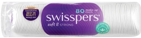 Swisspers Make‑up Pads 80 Pack