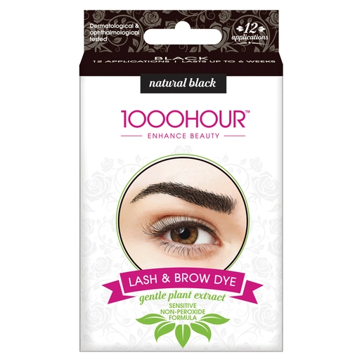 1000 Hour Lash & Brow Plant Extract Dye Kit Black 1 Kit