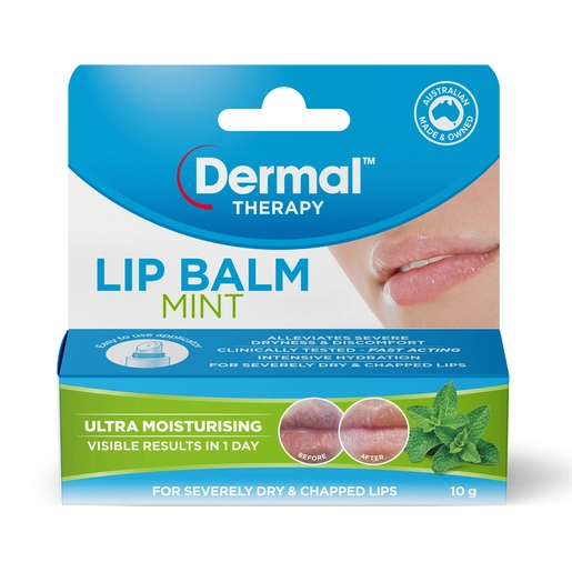 Dermal Therapy Lip Balm Mint 10g