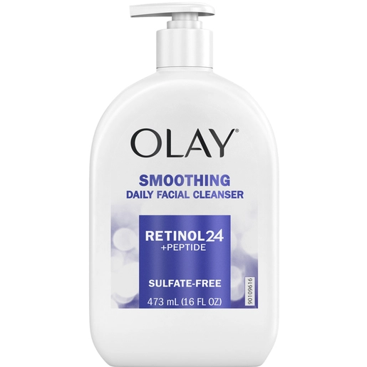 Olay Smoothing Daily Facial Cleanser Retinol24 & Peptide 473mL