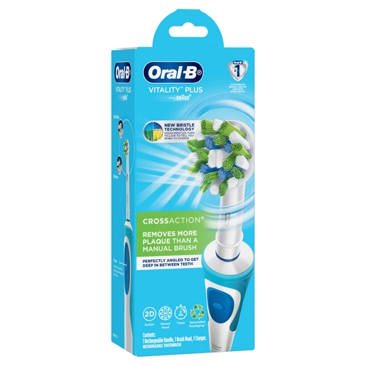 Oral-B Vitality Plus CrossAction Electric Toothbrush 1 Each