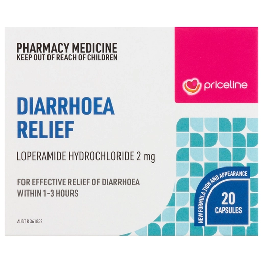 Priceline Diarrhoea Relief 20 Capsules