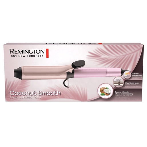 Remington Coconut Smooth 38mm Curling Tong 1 Each