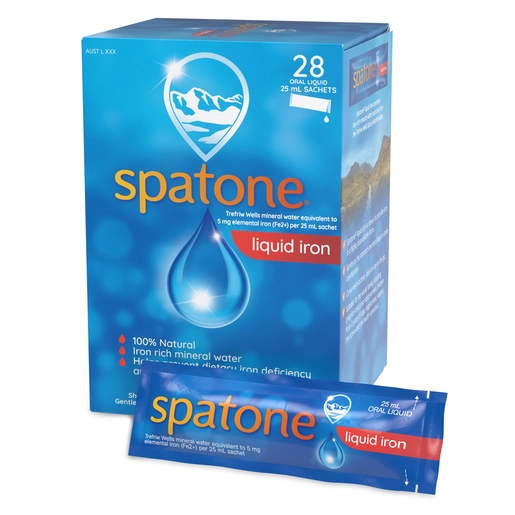 Spatone 100% Natural Liquid Iron Supplement 28 Pack