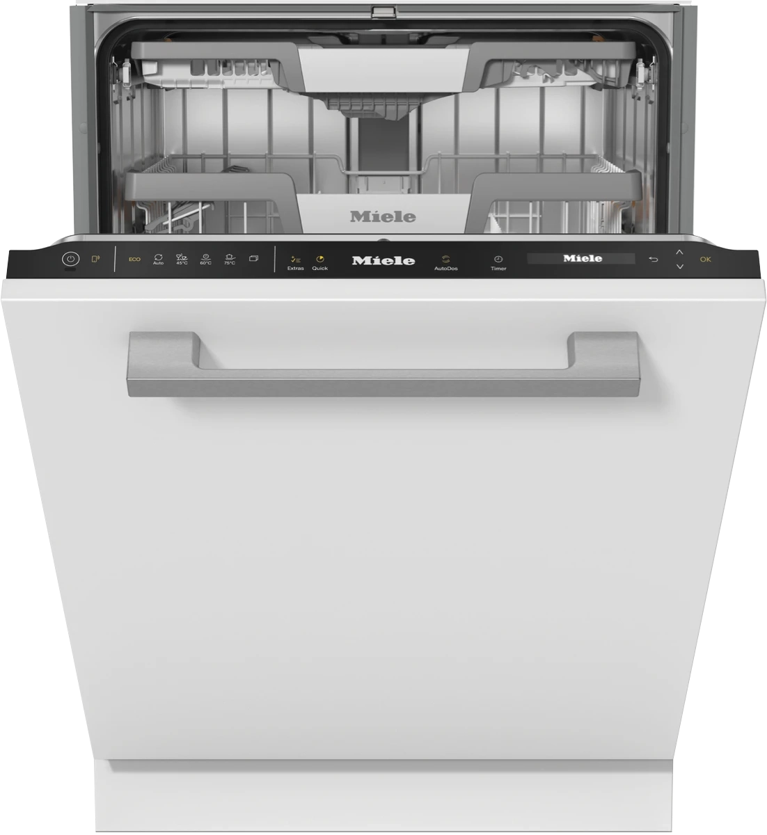 Miele AutoDos Obsidian Black Fascia Fully Integrated XXL Dishwasher