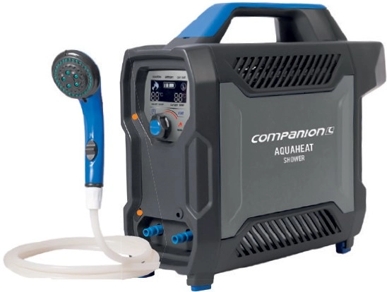 Companion Aquaheat Lithium Gas Camping Shower