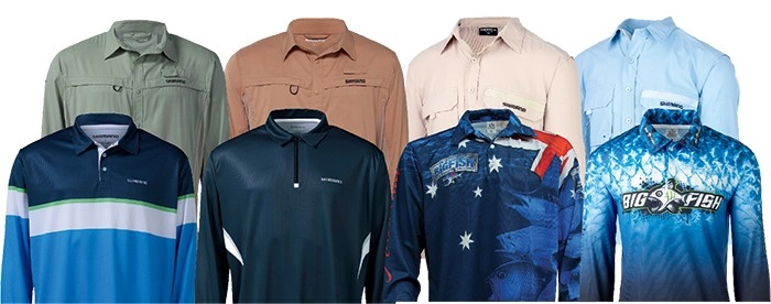 Up To 25% off Fishing Shirts by Shimano & Big Fish