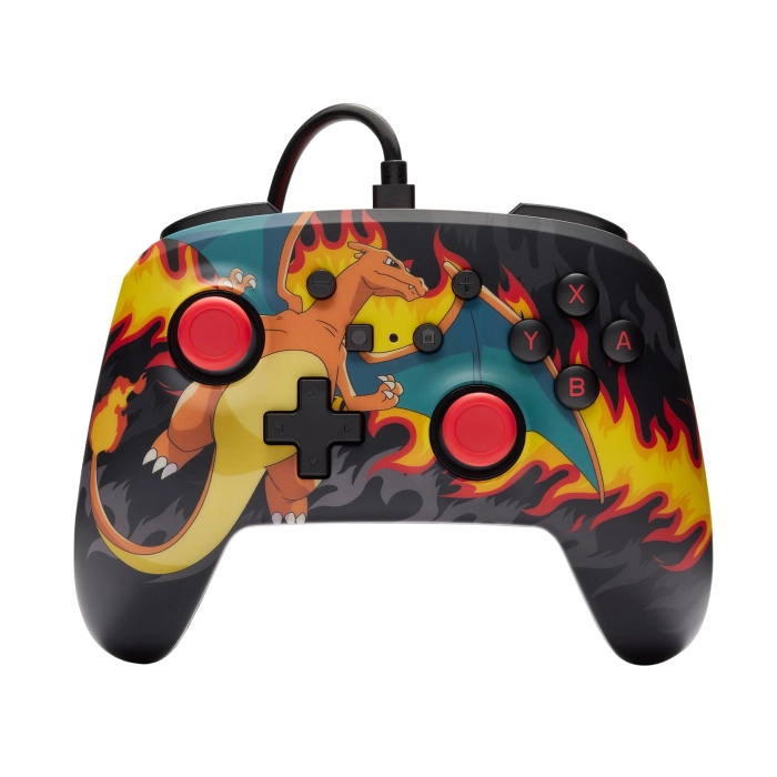 PowerA Enhanced Wired Controller for Nintendo Switch (Charizard Firestorm)