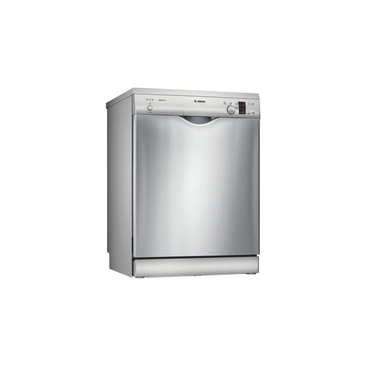 Bosch Series 2 Freestanding Dishwasher Silver Inox