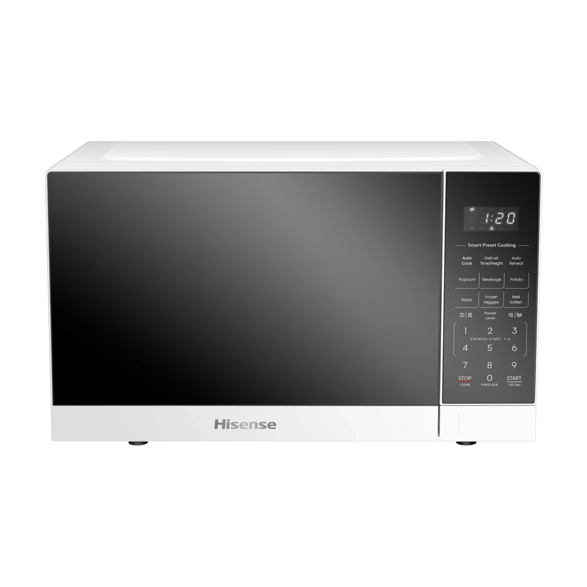 Hisense 25L 900W Countertop Microwave Pearl White