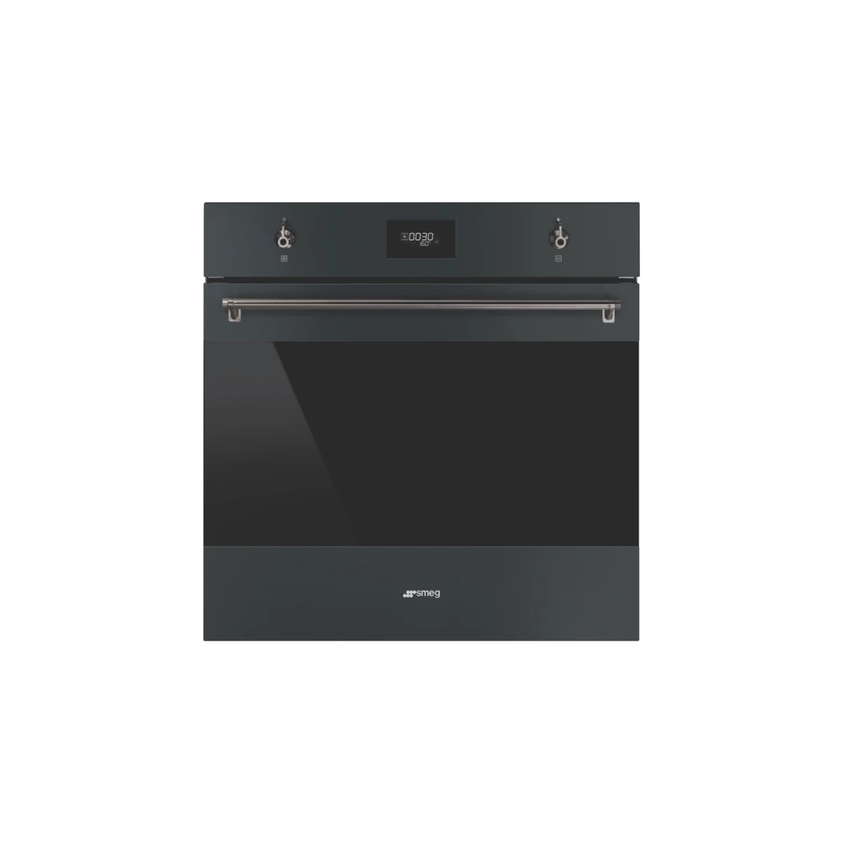 Smeg 60cm Classic Pyrolytic Oven Matt Black