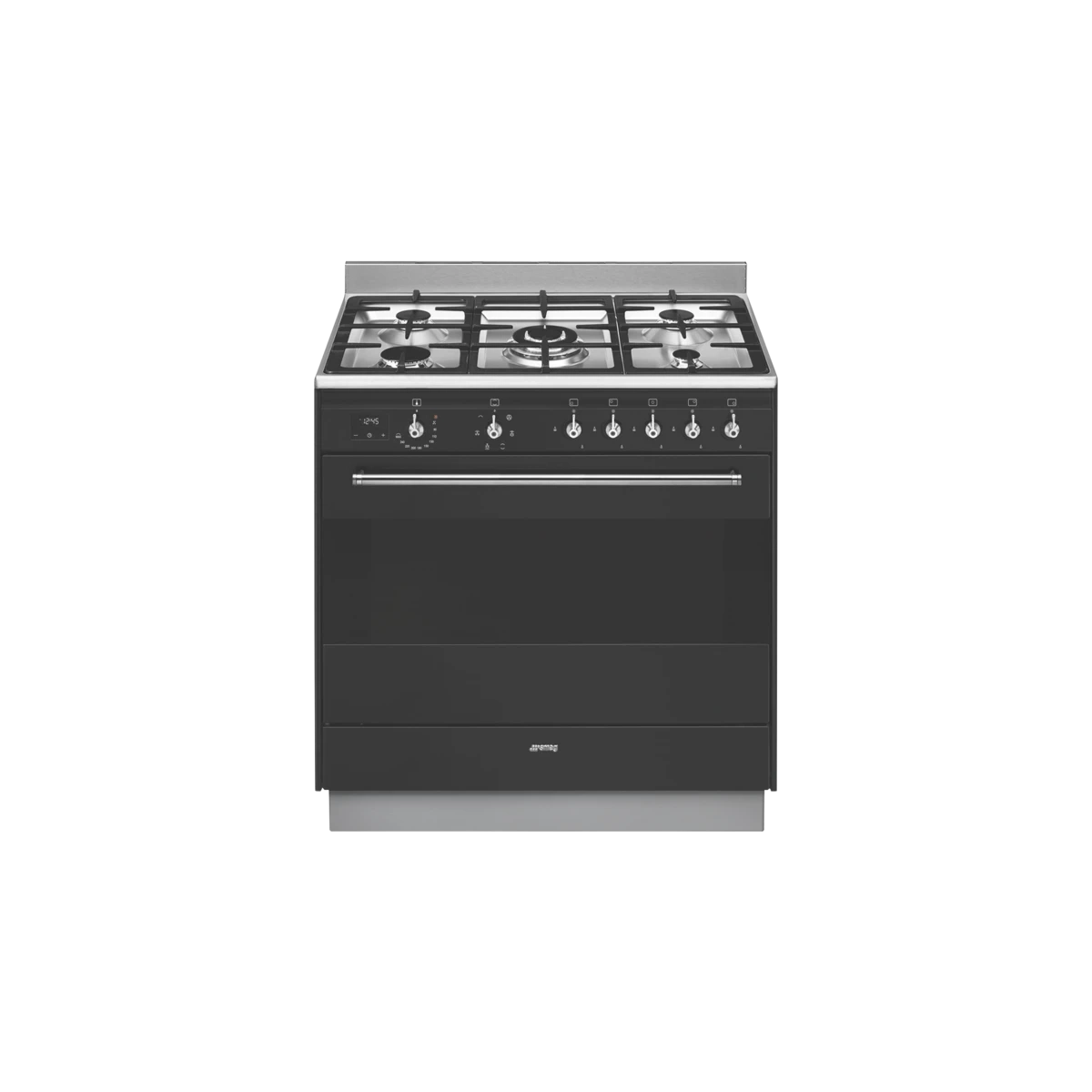 Smeg 90cm Dual Fuel Upright Cooker Anthracite