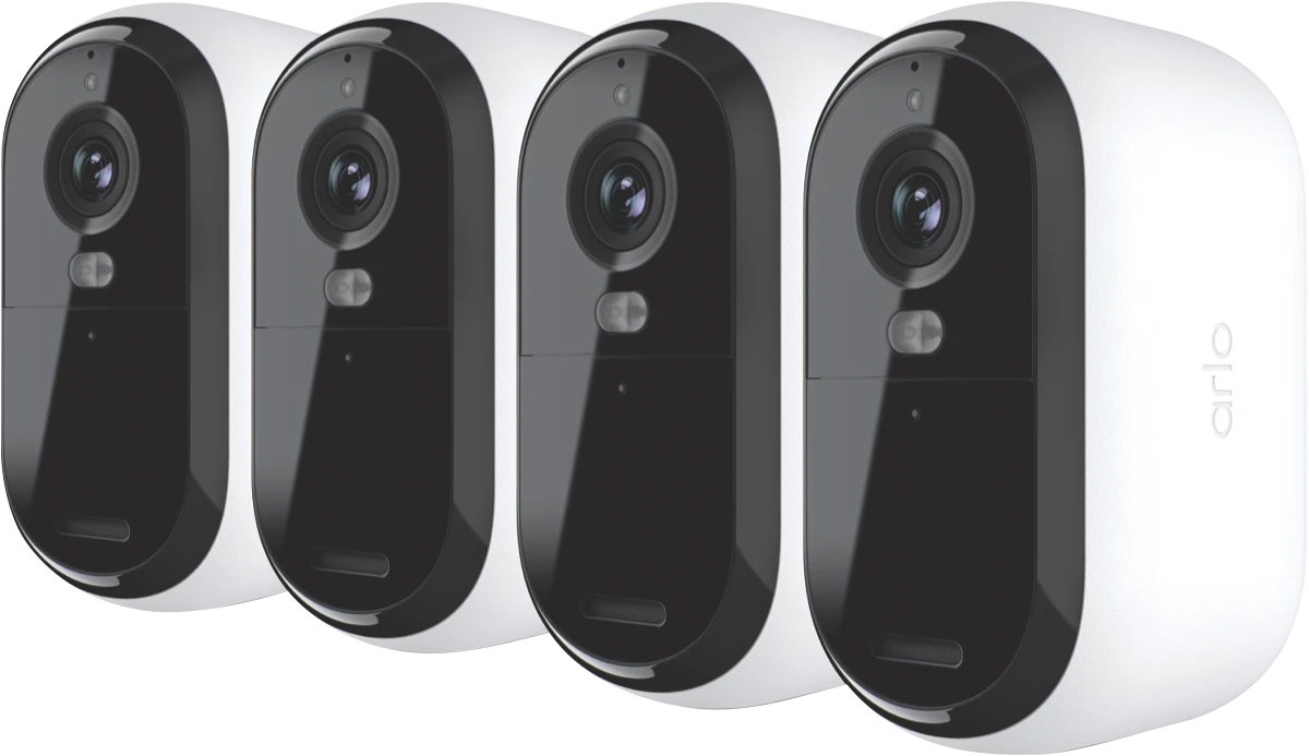 Arlo Essential 2K Camera (2nd Gen) 4 Pack