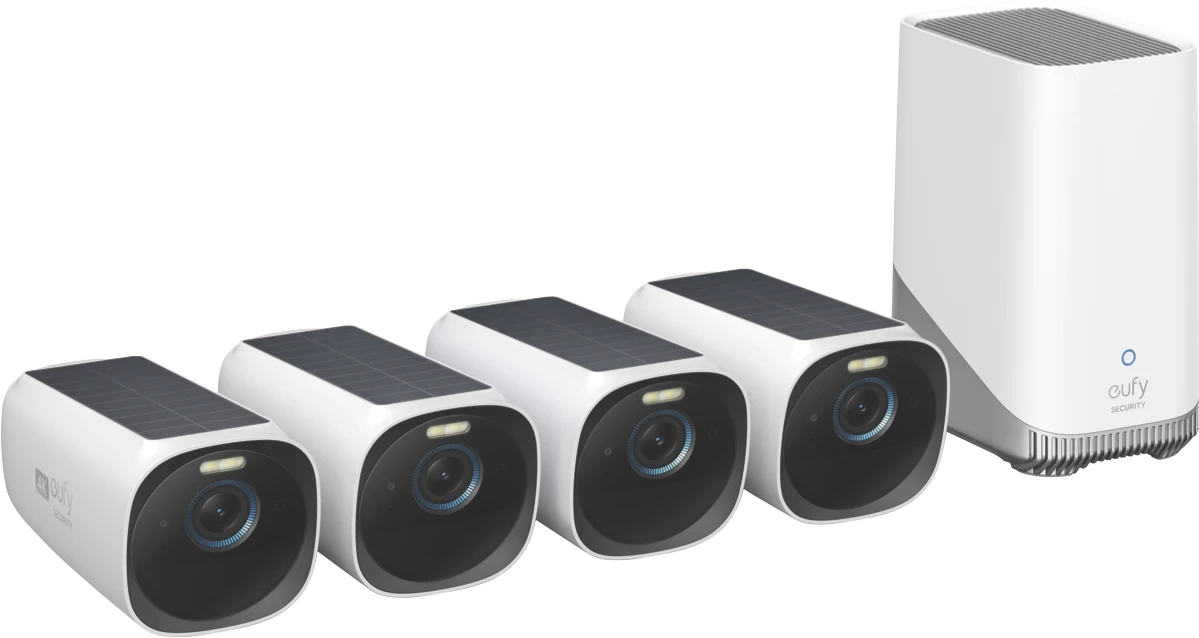 eufy Security Eufycam 3  (4 Pack) & Homebase 3