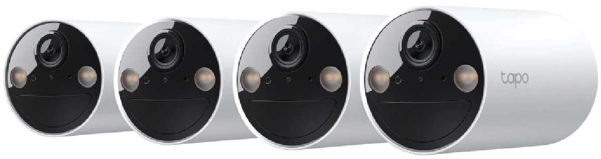 TP-LINK 2K 3MP Smart Wire-Free Security Camera System (4-pack)