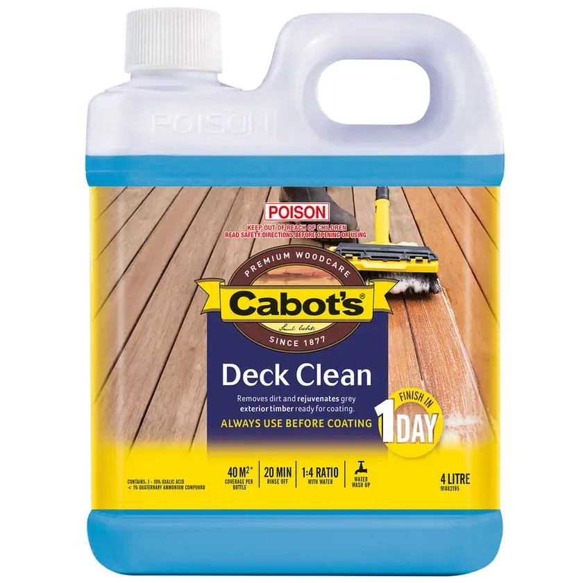 Cabot's Deck Clean 4L