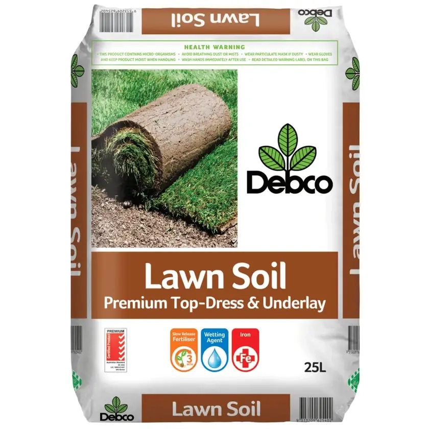 Debco Garden Range 25L - Lawn Soil Premium Top Dress & Underlay