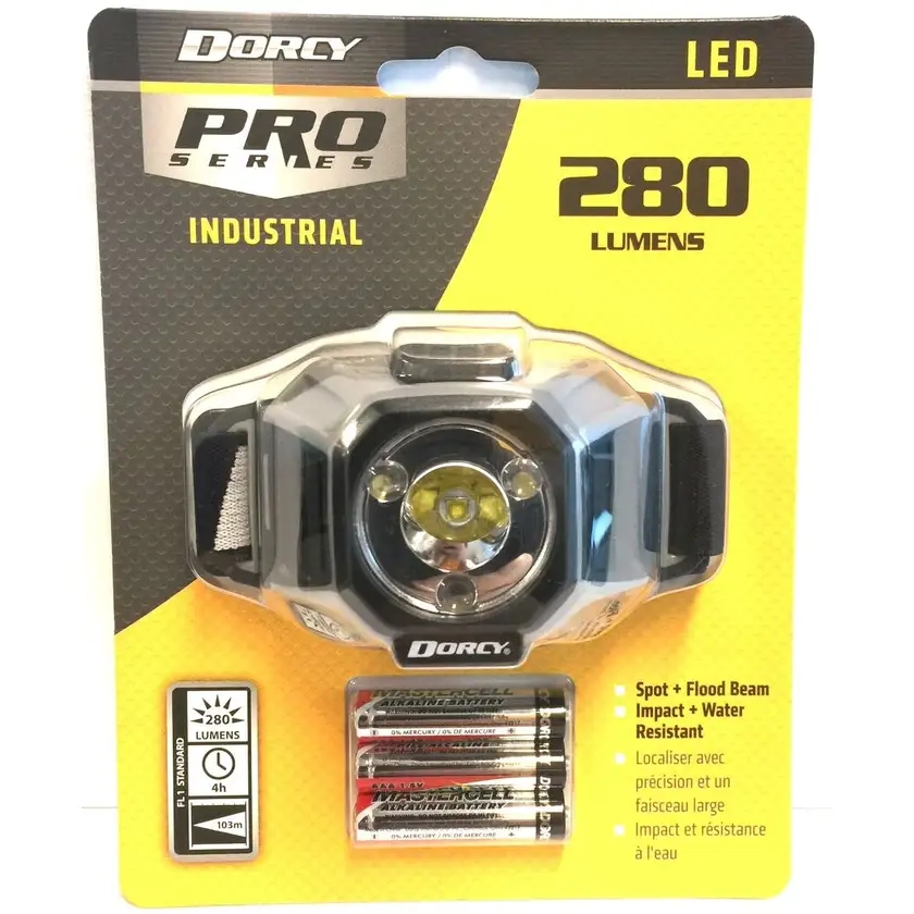 Dorcy 280 Lumens Industrial Headlamp