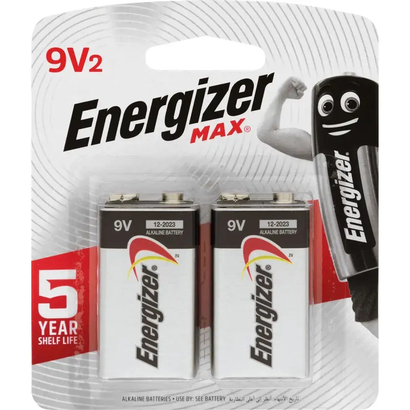 Energizer Max 9V Batteries