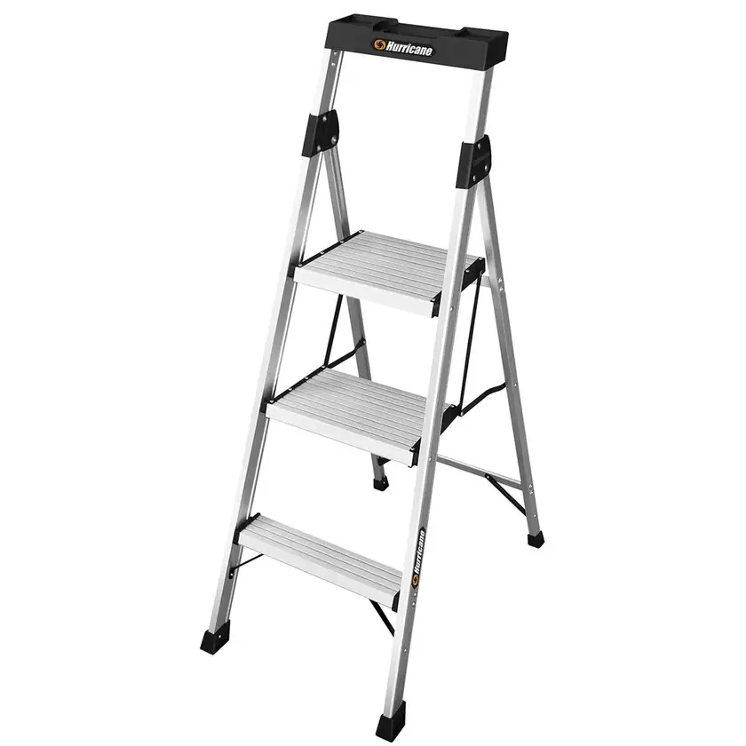 Hurricane™ Dual Platform 3 Step Ladder